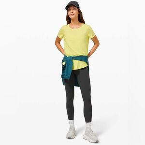 NWOT Lululemon Love Crew Short Sleeve Tee in Lemon Vibe - Size 16